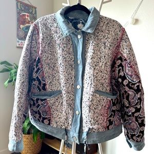 Anthro Reversible Quilted Jacket